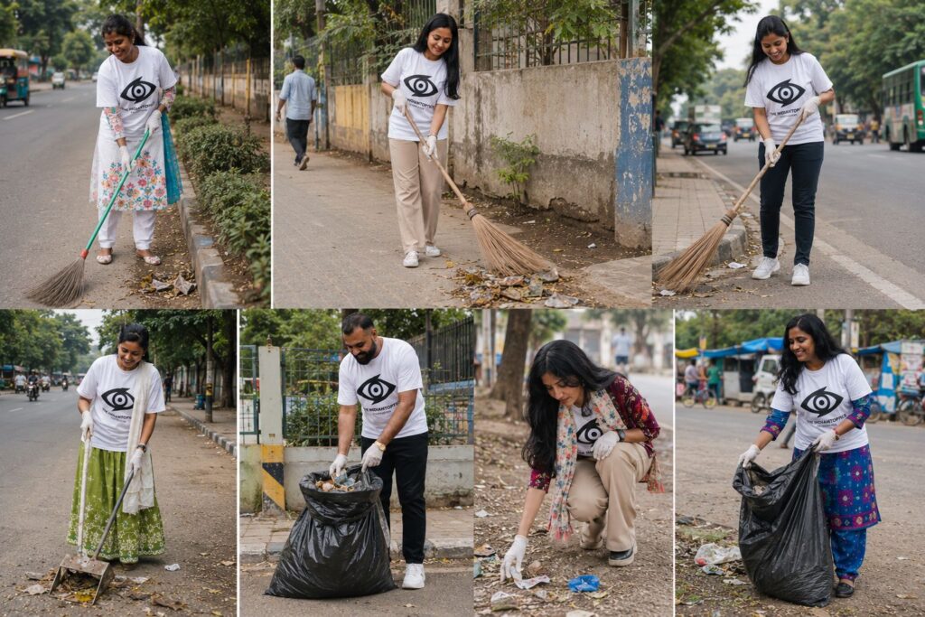 Clean India, Green India: action close to home